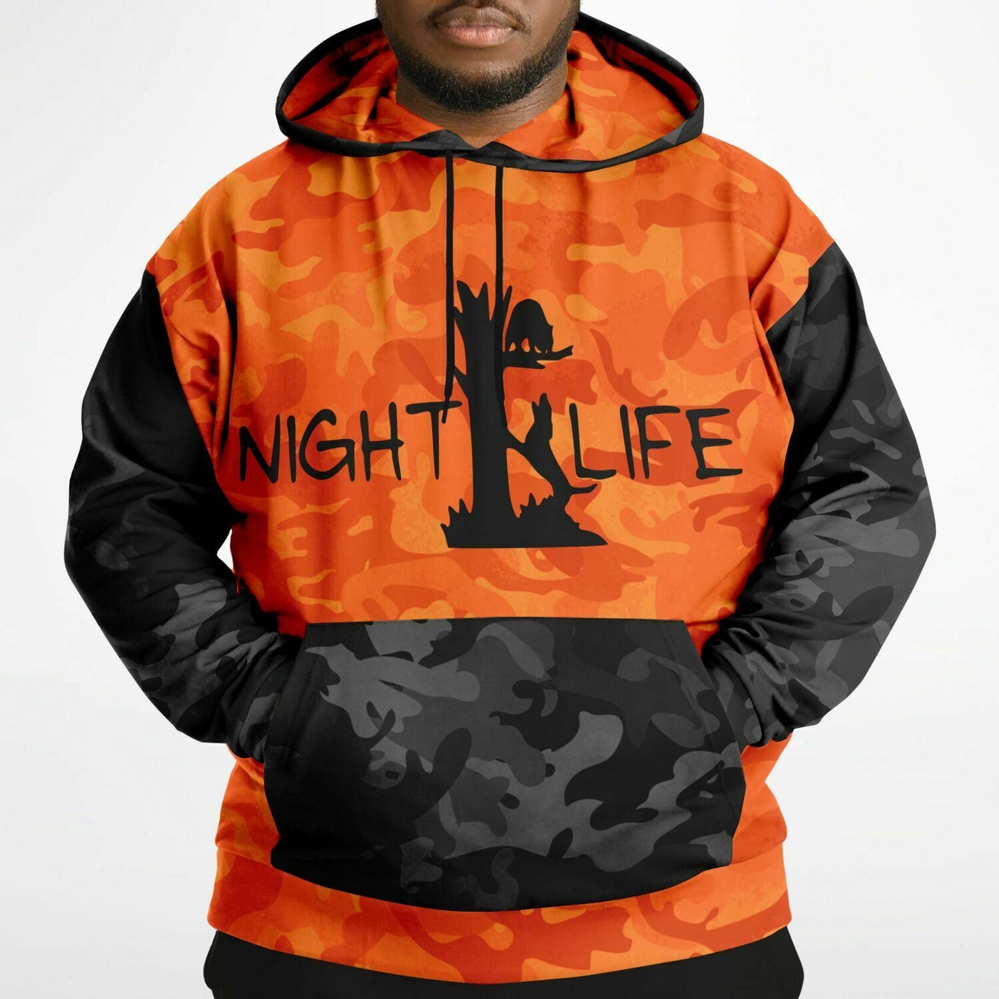 Extended Sizes Night Life Hoodie