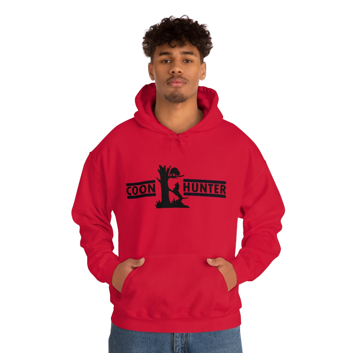 Coon Hunter Unisex Heavy Blend Hooded Sweatshirt - coonhoundin