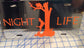 Mirrored Coon Hunting "Night Life" License Plate