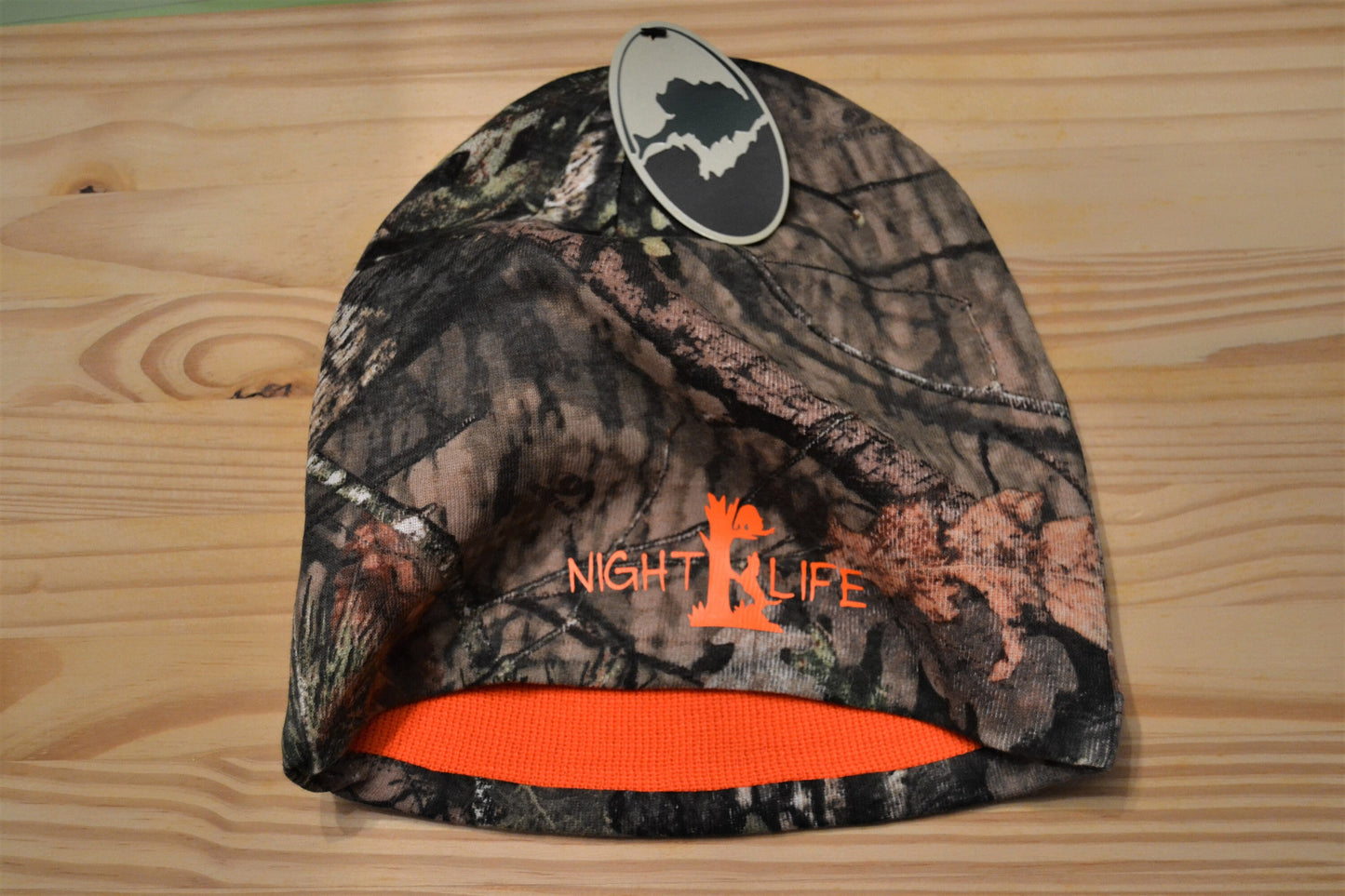 Coon Hunting Night Life Camo Knit Beanie Cap