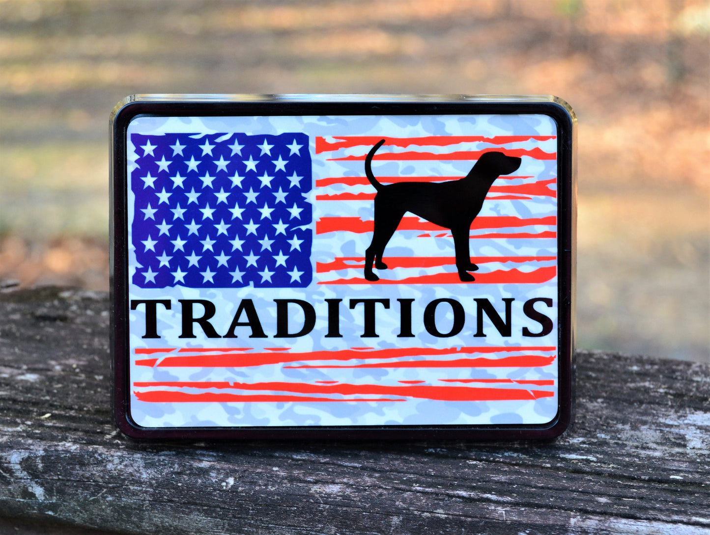Coon Hunting Hound Treeing Coon Hitch Cover